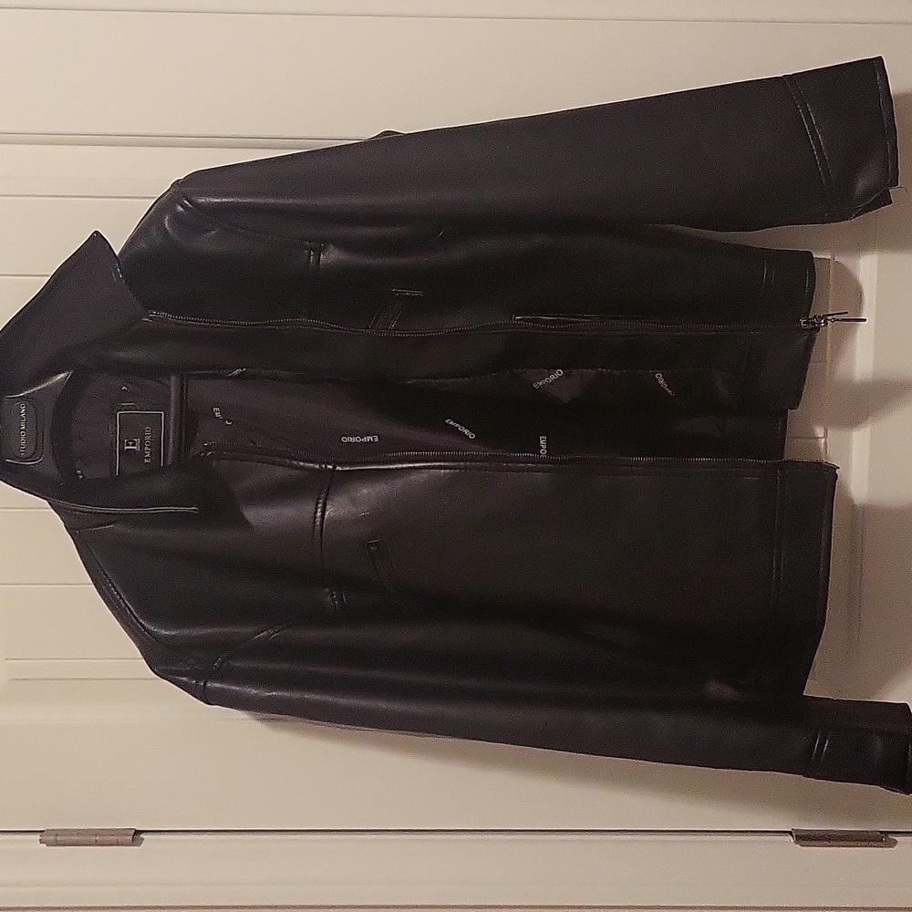 NEW Emporio Leather Jacket